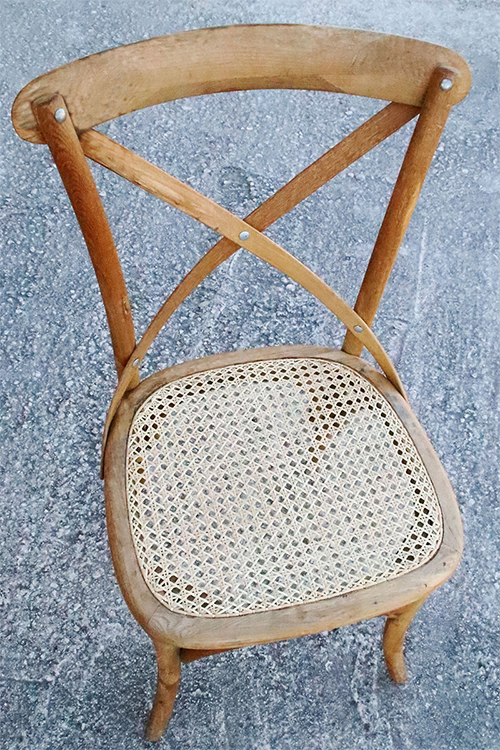 Chaise artisanale