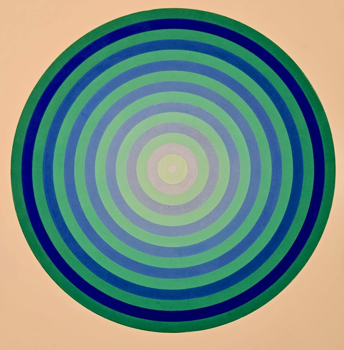 Cercle variation en bleu
