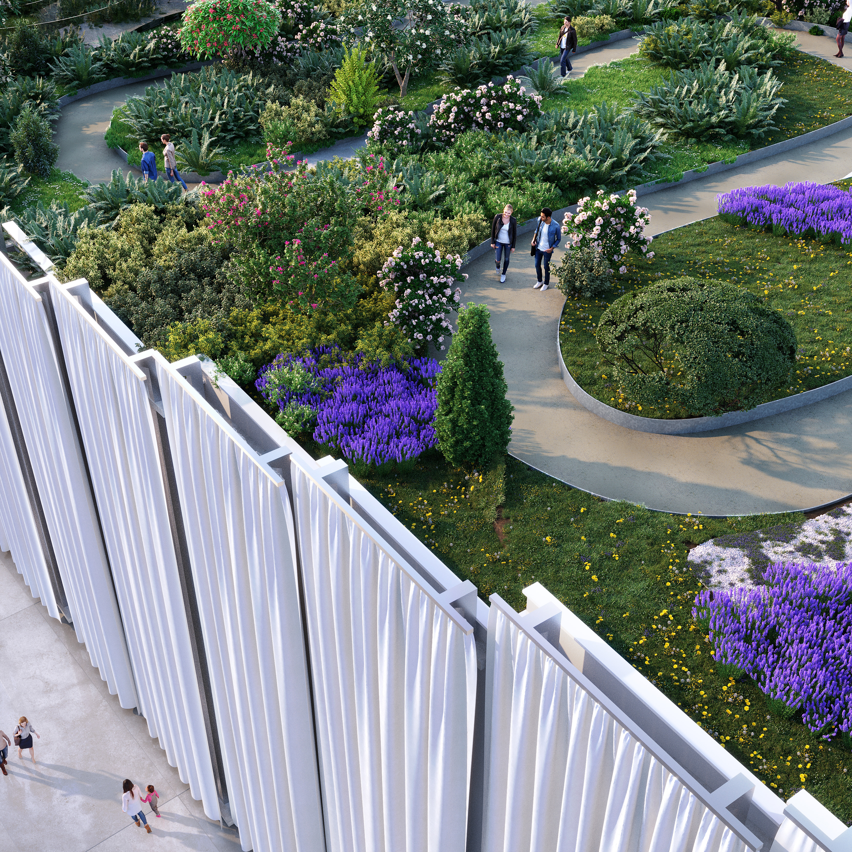 Le Pavillon Français: jardins