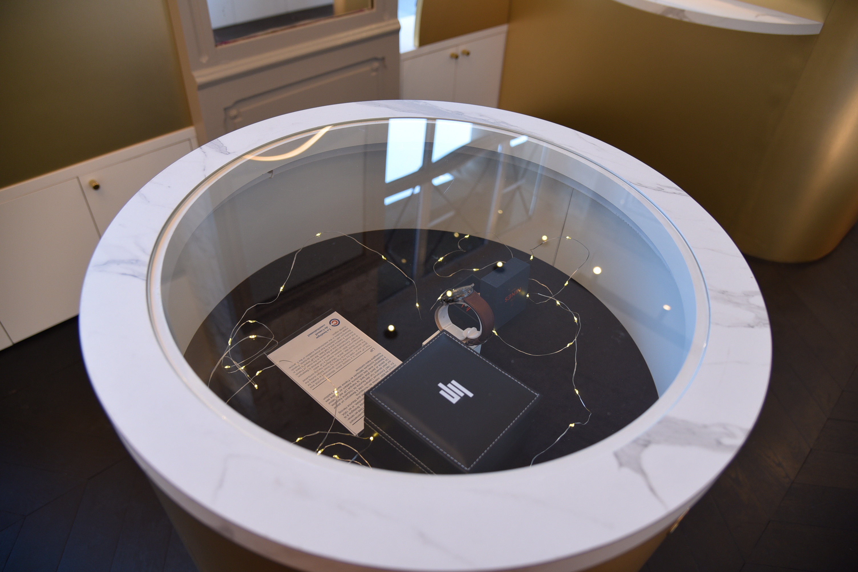 Detail vitrine