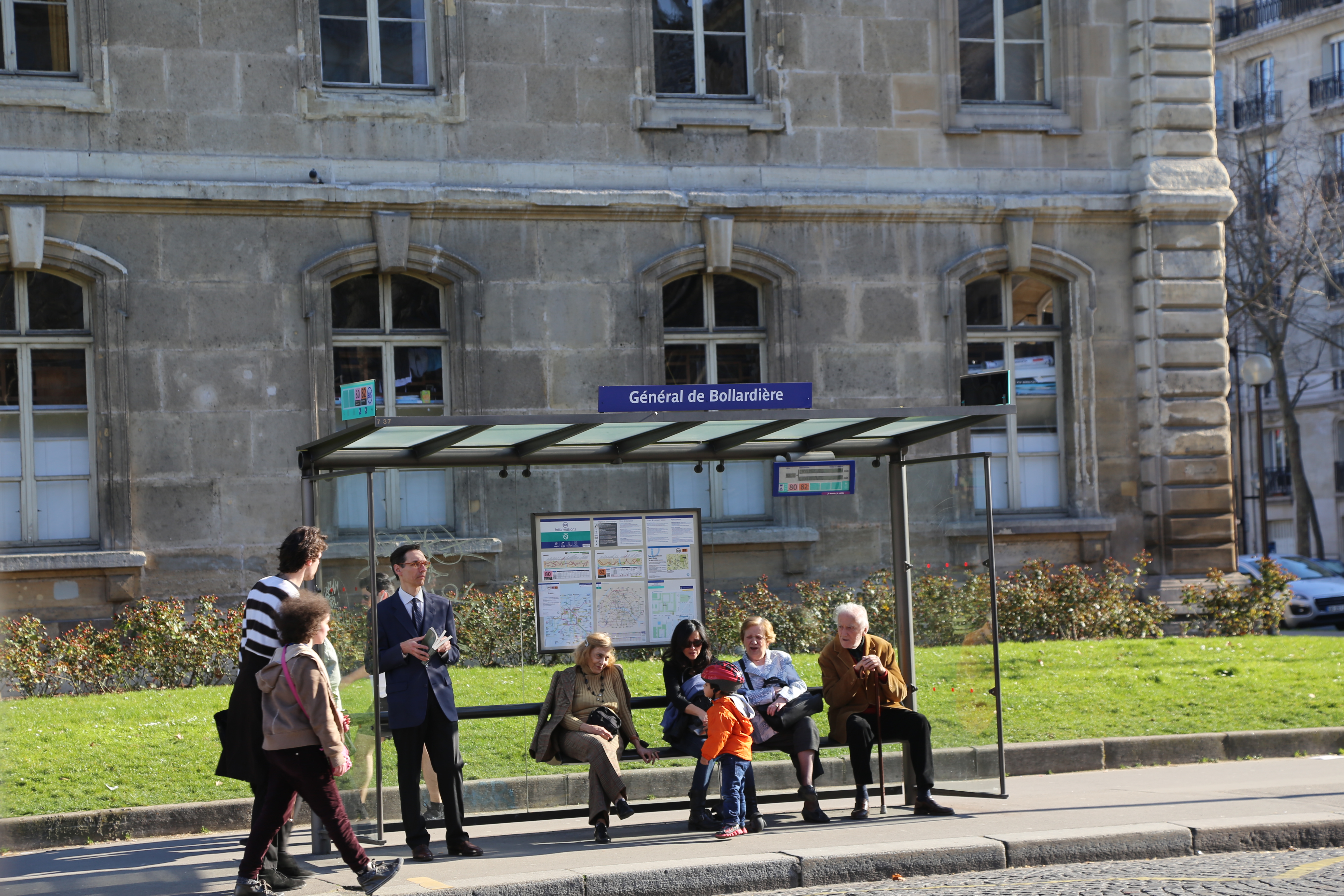 Arret de bus Paris