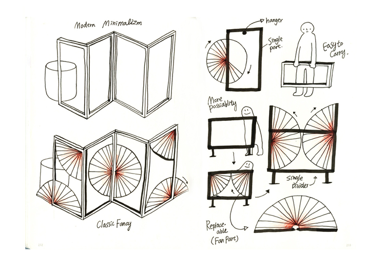 Paravent Kimu design