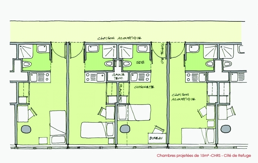 Cité de refuge appartement