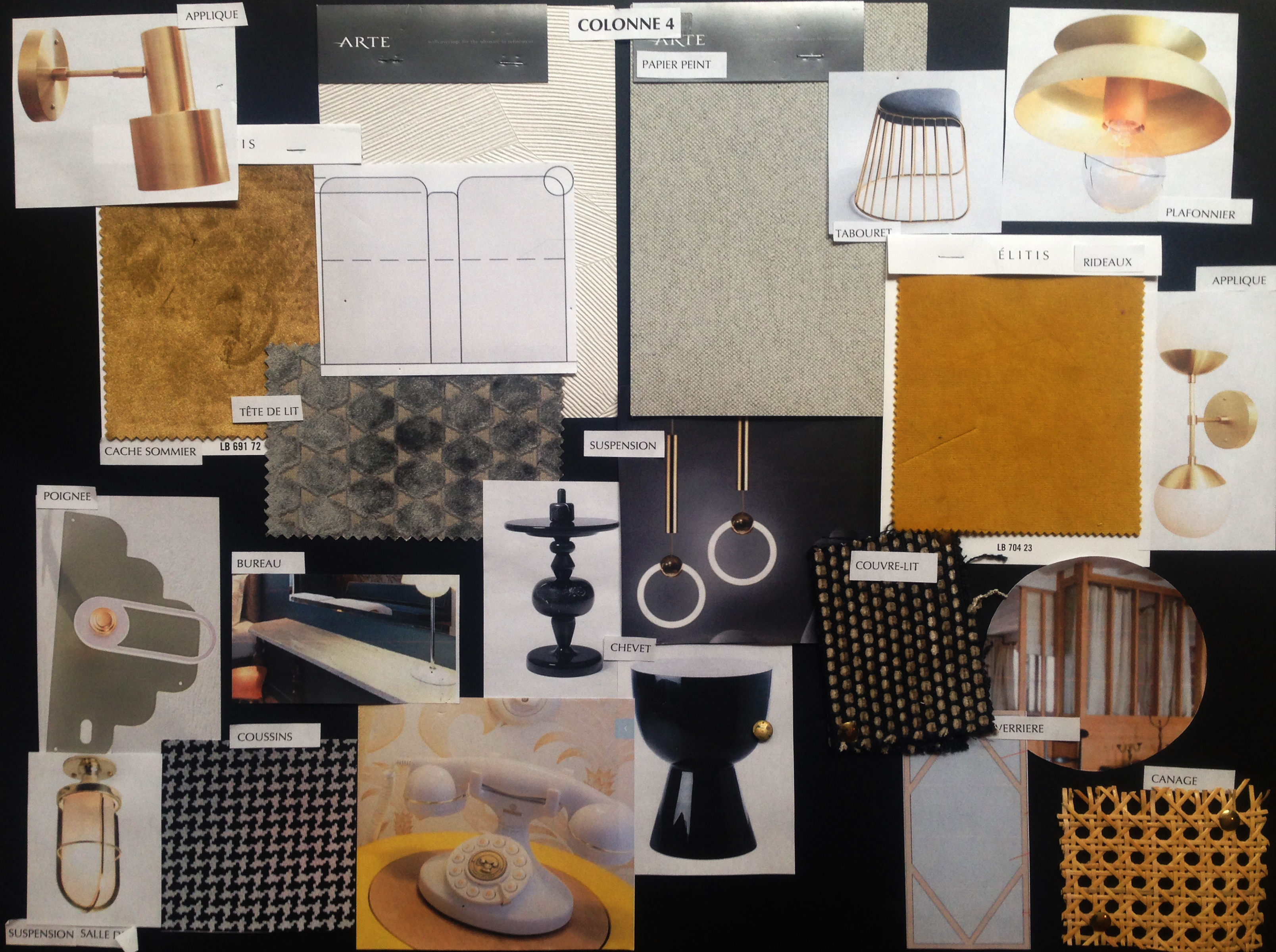 Mood board 1" Handsome"