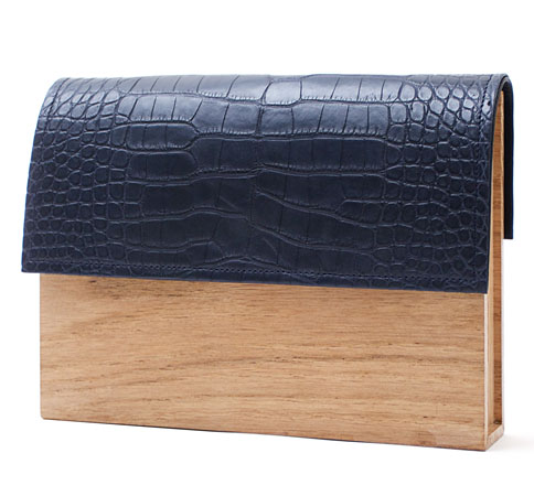 POCHETTE EN ALLIGATOR